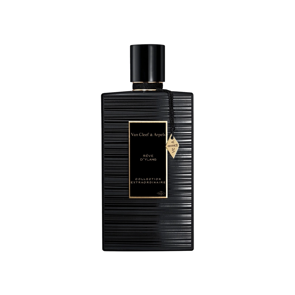 Rêve D’Ylang 125ml by Van Cleef & Arpels blends ylang-ylang, jasmine, and creamy woods into a luminous, elegant, and long-lasting unisex fragrance.